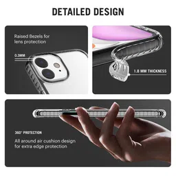 DailyObjects Black Printed Wining Up Stride iPhone12 Mini Phone Case image 5