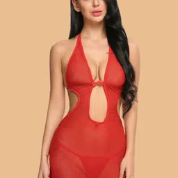 ZERJAMA Halter Neck Baby Doll-image-21