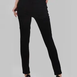 Mevan Women Regular Fit Mid-Rise Low Distress Stretchable Jeans image 2