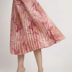 KZULLY STYLE Printed A-Line Midi Skirt image 3