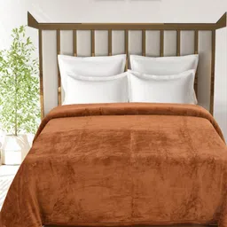 Florida Brown & White 300 GSM Double Bed Blanket-image-63