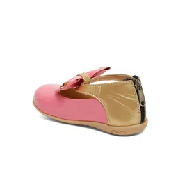 Tiny Bugs Girls Embellished Ballerinas Round Toe with Bows Flats image 5