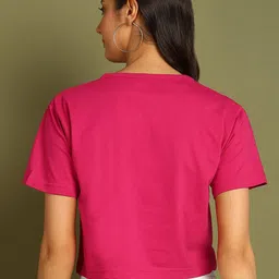 Moda Rapido Women Printed Drop-Shoulder Sleeves Bio Finish T-shirt image 3