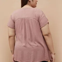 Nexus by Lifestyle Floral Embroidered Cotton Top image 4