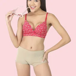 HERE&NOW Floral Bra Full Coverage Lightly Padded image 4