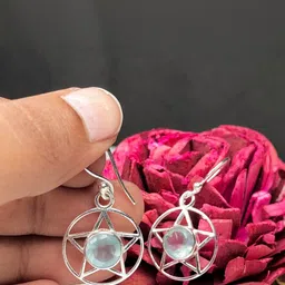 Zhupuk Star Shaped Drop Earrings-picture-41