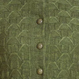 Winter Wonders Self Design Full Sleeves Woollen Longline Cardigan image 3