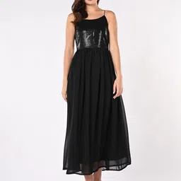 Iti Women Georgette Fit & Flare Maxi Dress-image-53