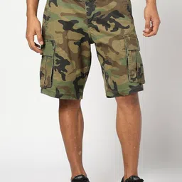 GAP Men's Camouflage Printed Mid-Rise Cargo Shorts-picture-16