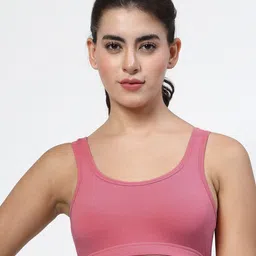 LILY Pack Of 4 Women Full Coverage Non Padded Non-Wired Regular Workout Bra stropsyttak image 5