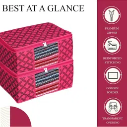 AMAK INC Multicoloured Fabric Multi-Utility Wardrobe Organisers image 5