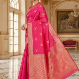 FABLAND Woven Design Zari Kanjeevaram Saree image 3