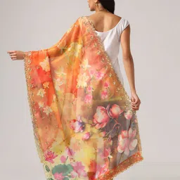 Kaizen TEXO FAB Printed Organza Dupatta image 4