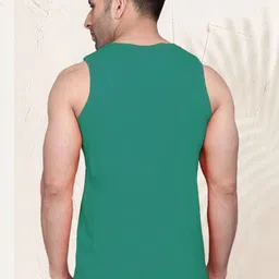 BAESD Pack of 2 Printed Round Neck Cotton Gym Vest image 5