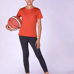 UMILDO Girls Round Neck T-shirt with Leggings-picture-57