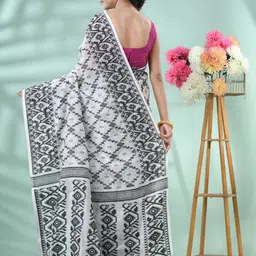 DESH BIDESH Woven Design Jamdani Saree image 2