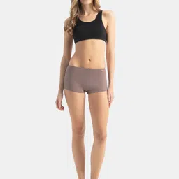 jockey Women Boy Short Brown Panty image 4