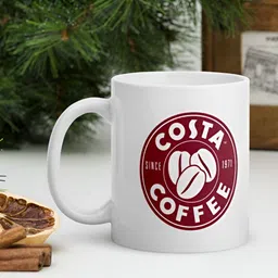 Mr UVD White & Maroon Typography Printed Ceramic Glossy Mug image 5