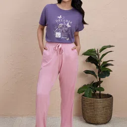 Nykd Buttery Soft Straight Lounge Pants With Elasticated Waist & Pockets image 2