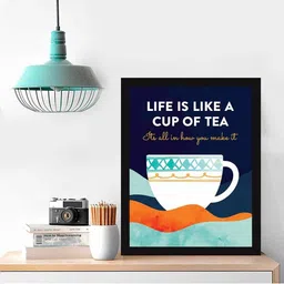 Chaka Chaundh Multicoloured Synthetic Wood Wall Art image 4