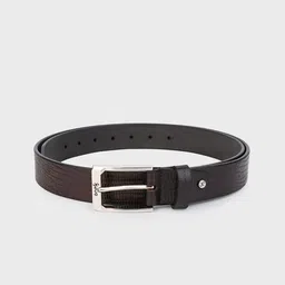 One8 Men Textured Leather Belt image 4