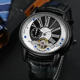 FORSINING Men Skeleton Dial & Leather Straps Analogue Watch FSG8210M3B1-picture-30