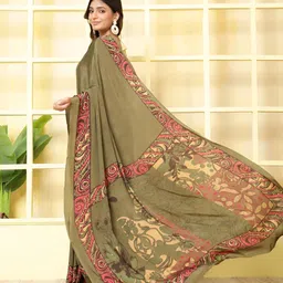 Meena Bazaar Paisley Printed Art Silk Saree image 2