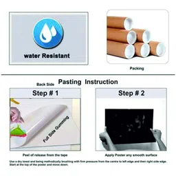 PixelAura Black & Pink The Jagannath Swaroop of Ganesha Printed Wall Sticker image 2