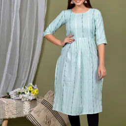 Lerkiza Women Maternity Anarkali Kurta-picture-30