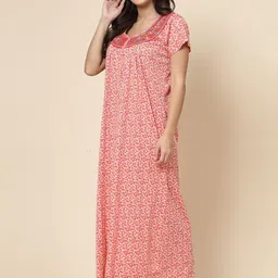CHUI MUI Embroidered Maxi Nightdress image 2