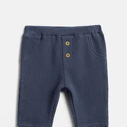 Chicco Boys Striped Round Neck Sweatshirt With Leggings image 4