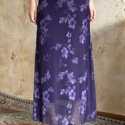 StyleCast x Revolte Printed Straight Maxi Skirts-picture-21