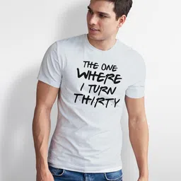 Seekbuylove Men Bio Finish Typography Printed Pure Cotton T-shirt image 3