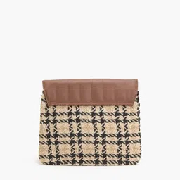 BohoGirl Women Checked Swagger Shoulder Bag image 3