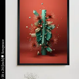 SOWPEACE Brown & Green 1 Piece Canvas Other Wall Paintings-image-62