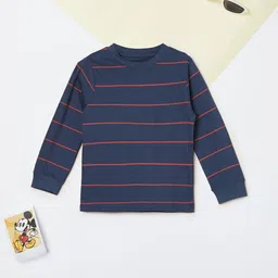 max Boys Striped Pure Cotton Regular Fit T-shirt-picture-44