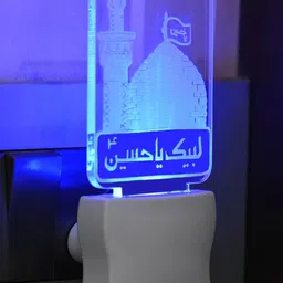 1ST TIME Red & White Printed Acrylic Square Shaped Wall Lamp image 4