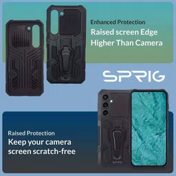 SPRIG Solid Samsung Galaxy S23 FE 5G Back Case Mobile Accessories image 2