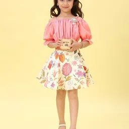 Macwin Girls Top with Skirt-image-42