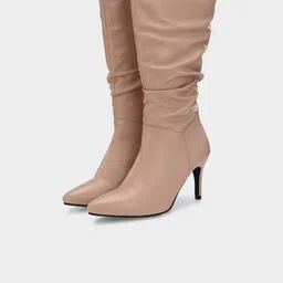 ADORLY Women High-Top Stilleto Heeled Slouchy Boots-picture-10