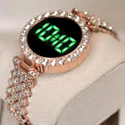 SELLORIA Women Embellished Dial Digital Watch Diamond Design Digital Watch for women-picture-10