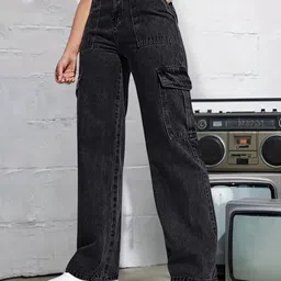 DressBerry Women Comfort Straight Fit High-Rise Light Fade Acid Wash Stretchable Jeans-picture-21