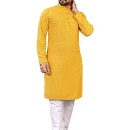 Krudha Creations Men Thread Work Kurta image 5