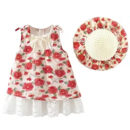 StyleCast x Revolte Floral Print Fit & Flare Mini Dress image 1