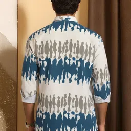 SZN Men Standard Printed Casual Shirt image 4
