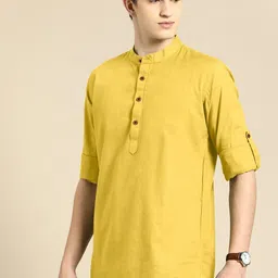ZELINCO Men Thread Work Kurta-picture-30