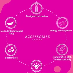 Accessorize Mother Of Pearls Oval Shaped Pendant With Chain image 3