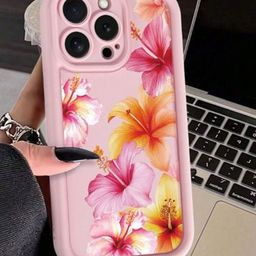 CASE CREATION Floral Printed iPhone 14 Plus Back Case Mobile Accessories-picture-24