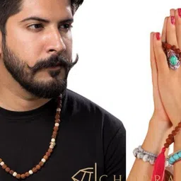 Divine souvenirs Brown Beads Pendants image 4