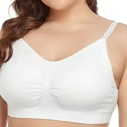 Poftik Full Coverage Non-Wired Maternity Bra-360 Degree Support image 3